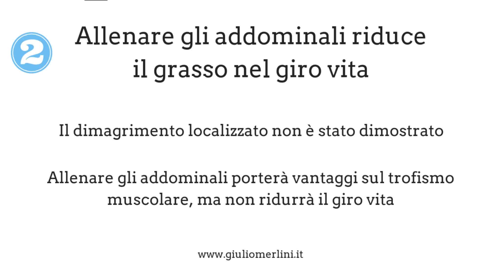 allenare gli addominali e giro vita
