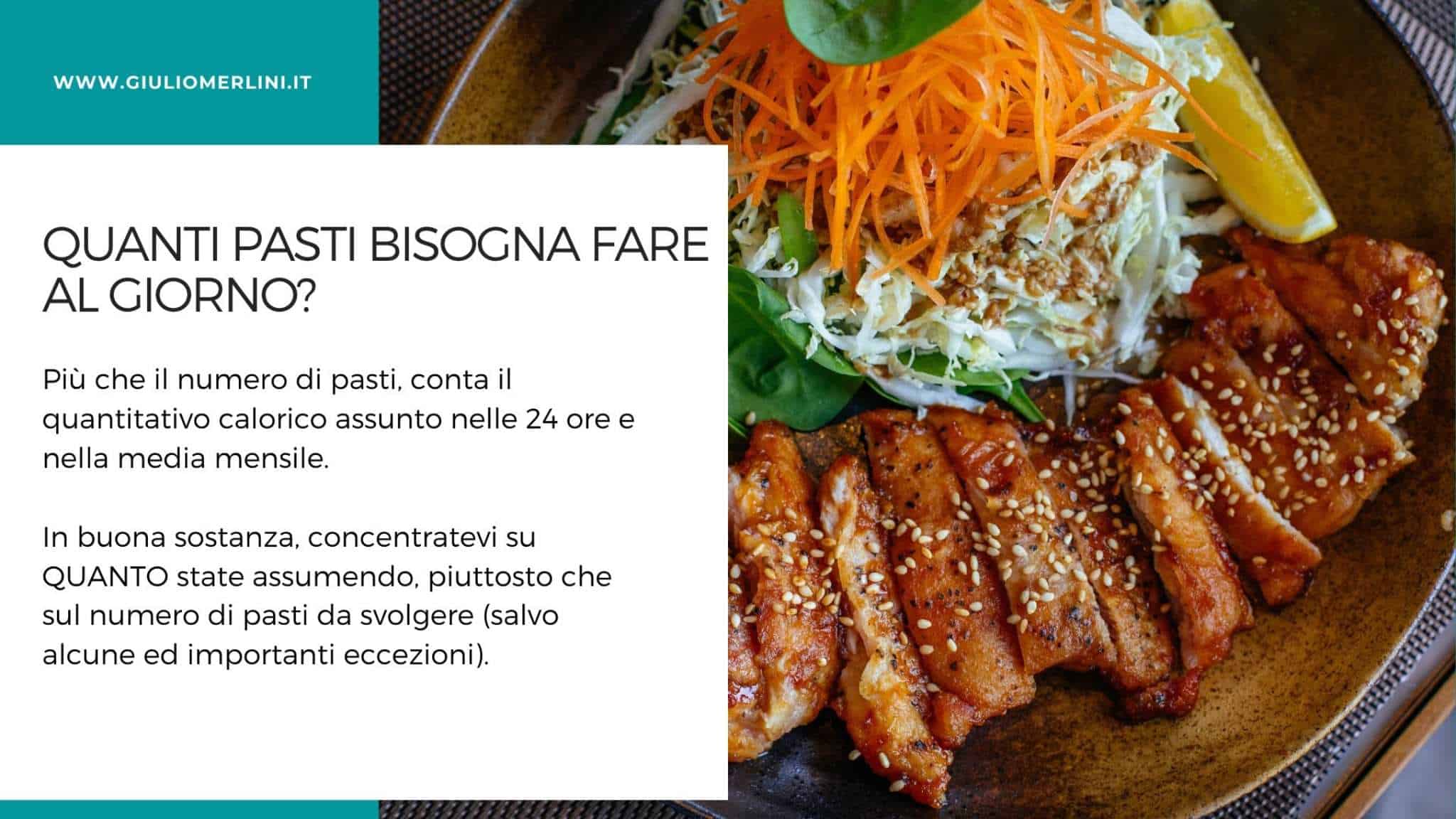 Quante volte mangiare al giorno