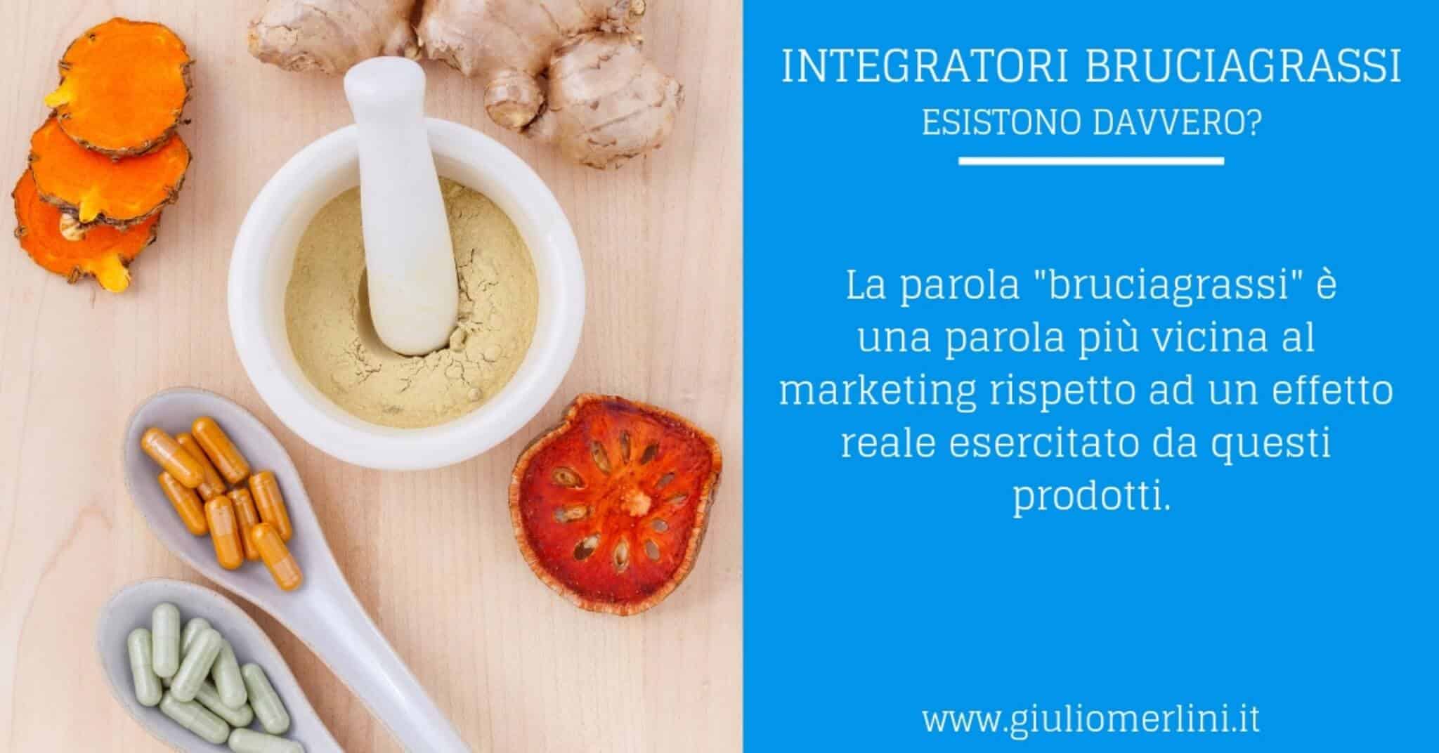 integratori bruciagrassi