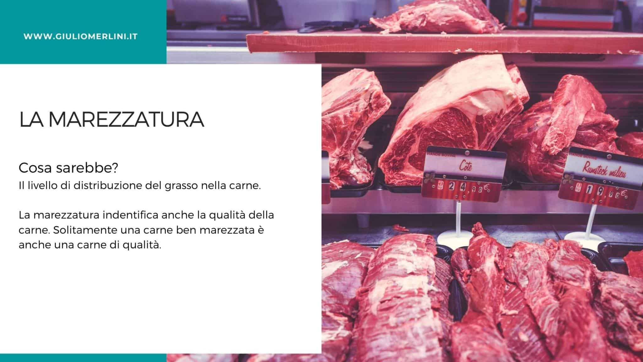 La marezzatura della carne