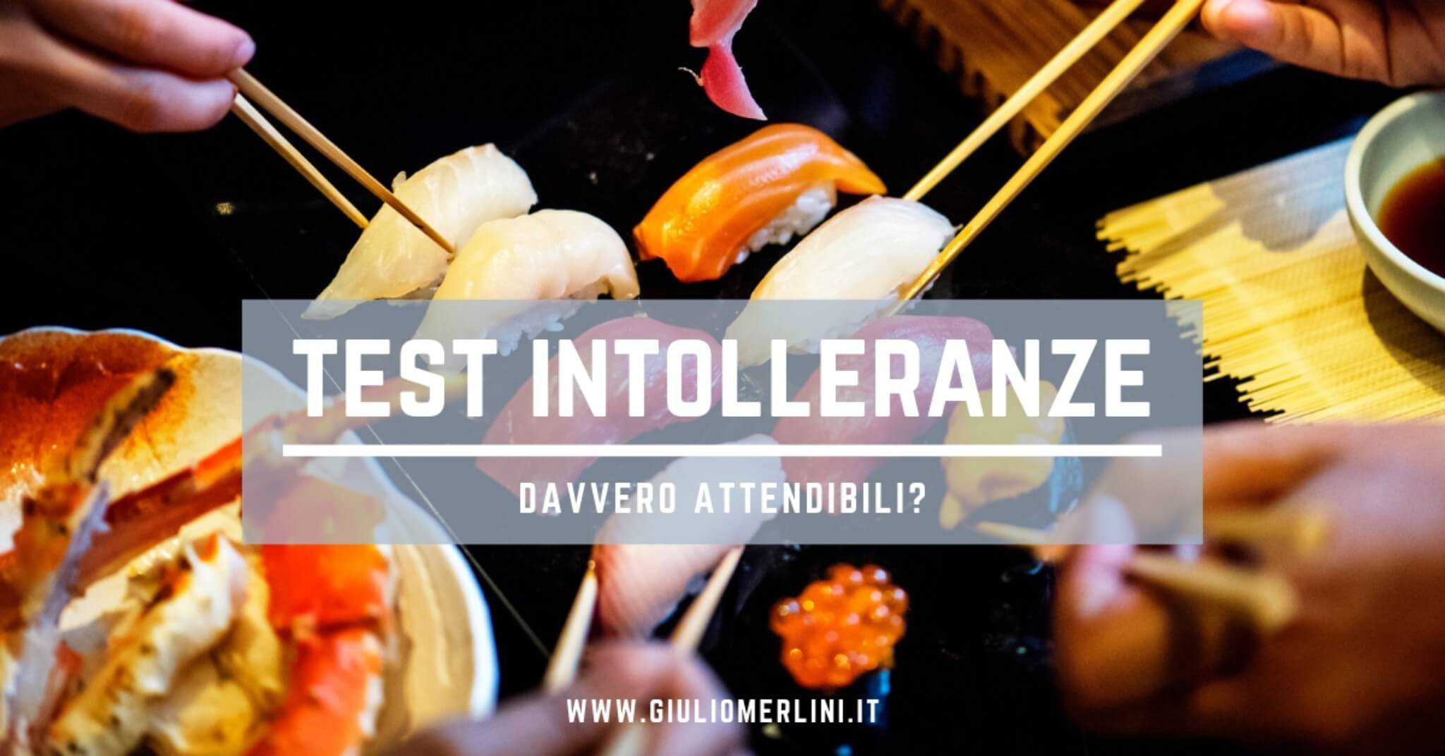 test delle intolleranze alimentari