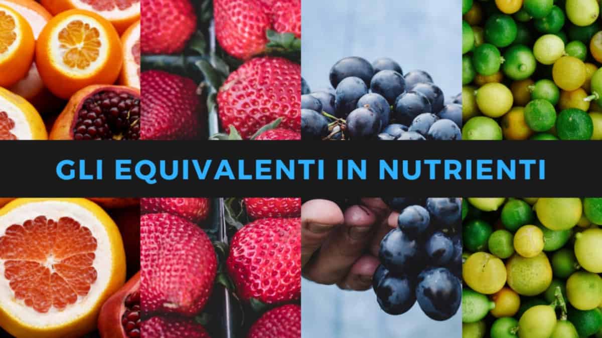 equivalenti in nutrienti