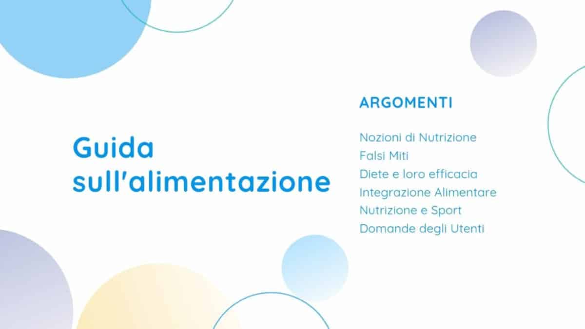 Guida sull'alimentazione