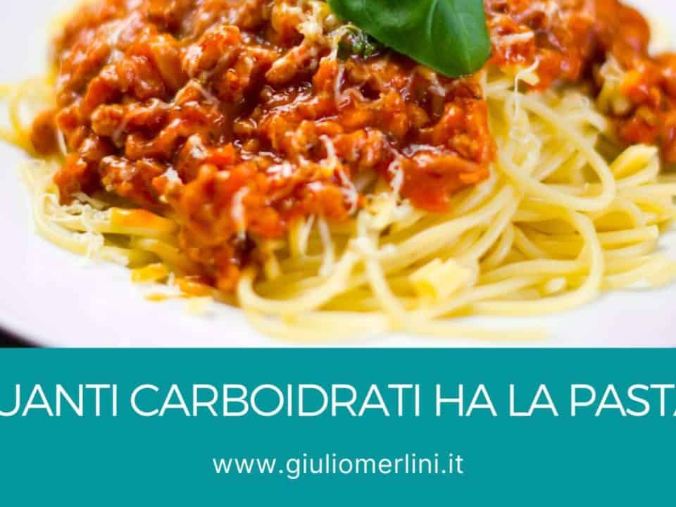 Quanti carboidrati ha la pasta