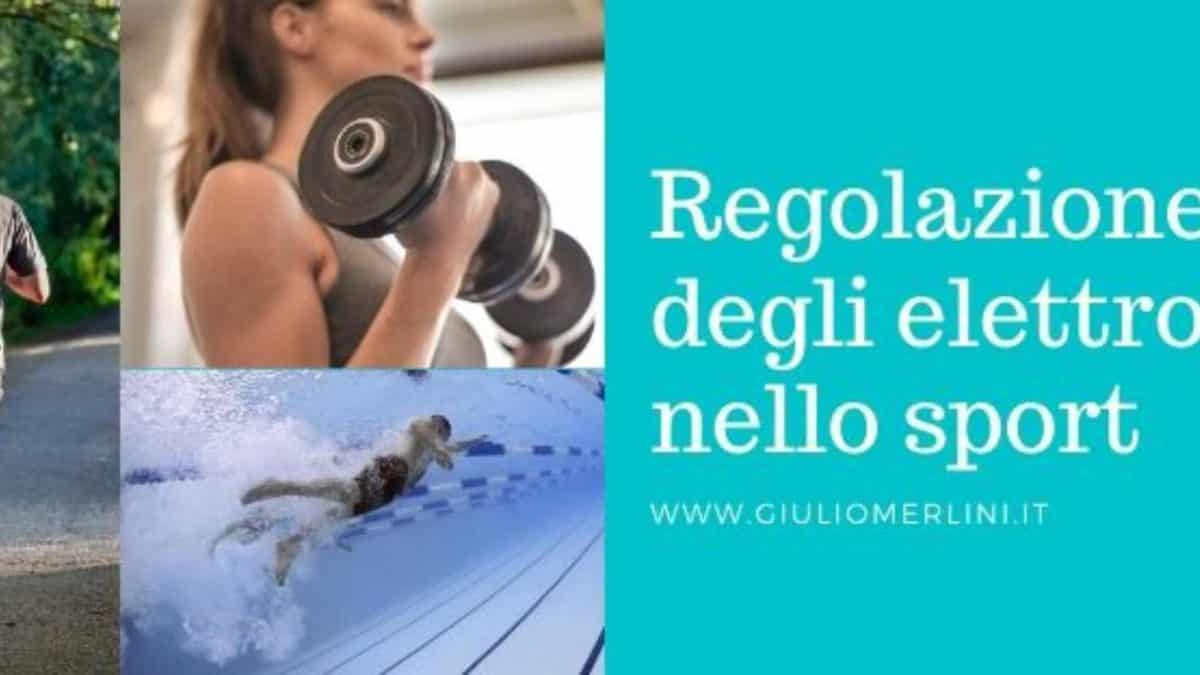 Regolazione degli elettroliti nello sport