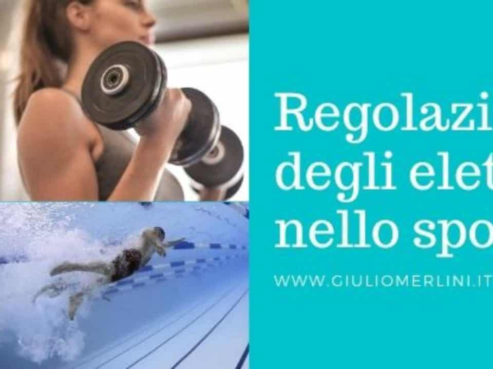 Regolazione degli elettroliti nello sport