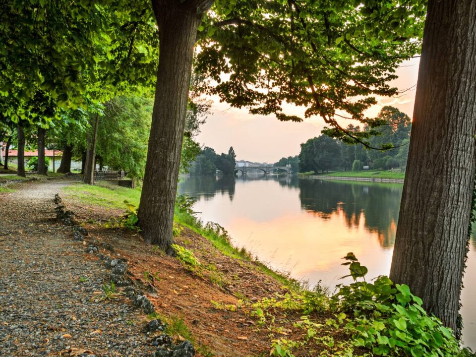 sport nel parco del valentino a torino, percorso lungopo