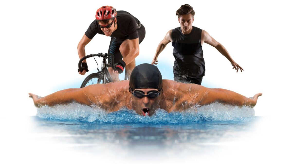 dieta per triathlon includendo gli integratori per sostenere la prestazione nelle tre discipline: corsa, nuoto, ciclismo
